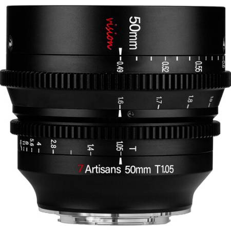 7Artisans Vision 50mm T1.05 Super35/APS-C - obiektyw stałoogniskowy